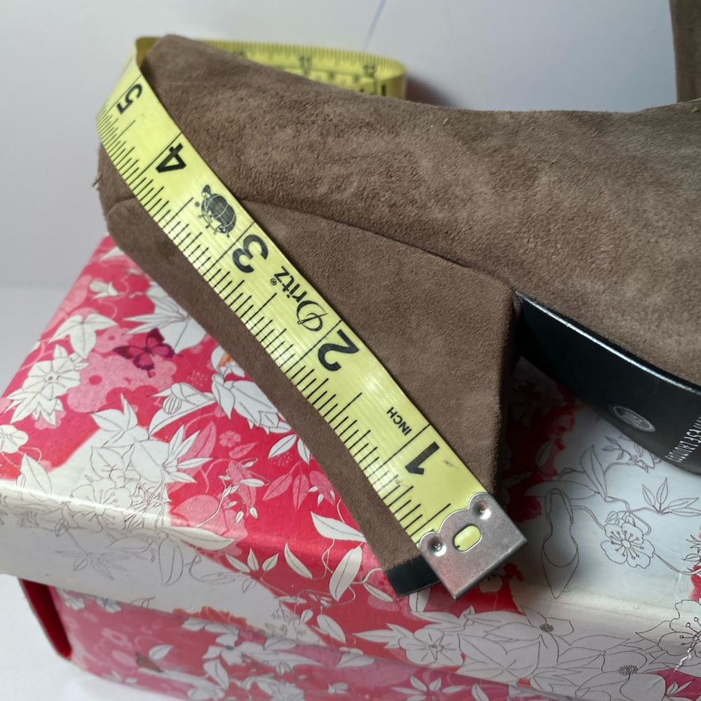 Chinese Laundry Brown Peep Toe Heels sz 6 NWB - Picture 10 of 12